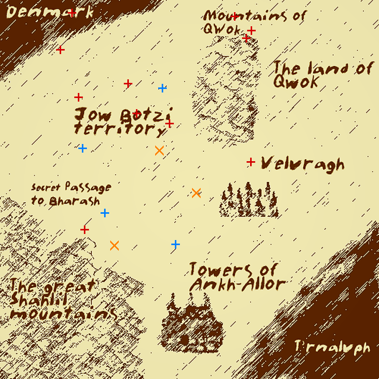 Player location map for Oberon